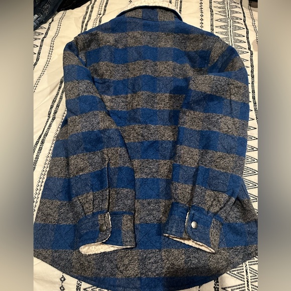 Boys Cat & Jack quilted button up sweater - Picture 3 of 4